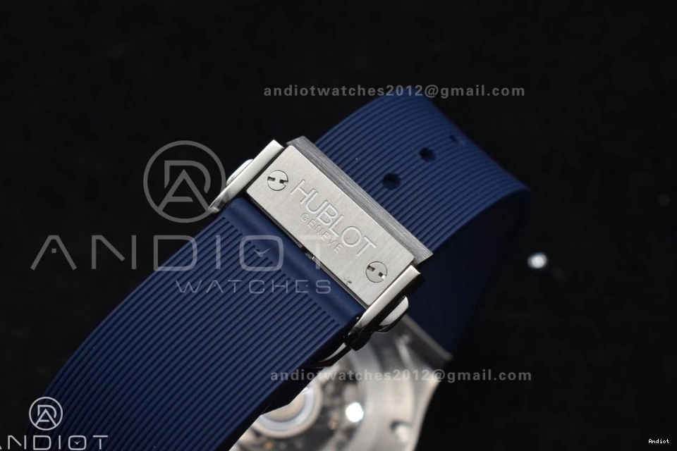 Edition Blue 1:1 SS A2892 Gummy Fusion HBF Classic Dial 42mm Strap Best On Blue 0313